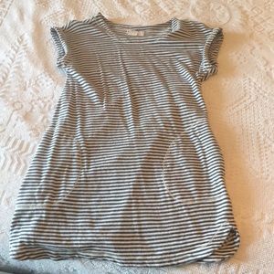 Max studio striped dress with pockets